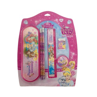 กล่องดินสอพร้อมอุปกรณ์การเรียนลายการ์ตูน เจ้าหญิง Disney Princess
