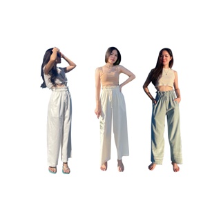 (ลด 20% ใส่โค้ดช่องช้อปปี้ WLHCRS) กางเกงขายาว กางเกงผ้าฝ้ายญี่ปุ่น - Sunny pants (พร้อมส่ง)