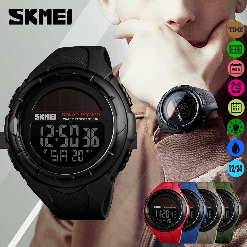 SKMEI 1405 นาฬิกาข้อมือดิจิทัล กันน้ำลึก 50 เมตร สไตล์สปอร์ต สำหรับผู้ชาย