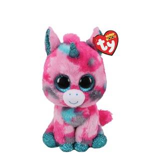 TY ตุ๊กตา ทีวาย GUMBALL - unicorn pink/aqua reg