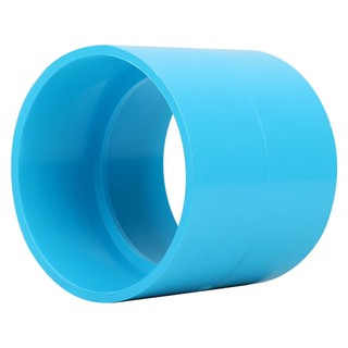 Joints STRAIGHT PVC SOCKET SCG 2 1/2" LITE BLUE Pipe fitting Water supply system ข้อต่อ ข้อต่อตรง-บาง SCG 2 1/2 นิ้ว สีฟ