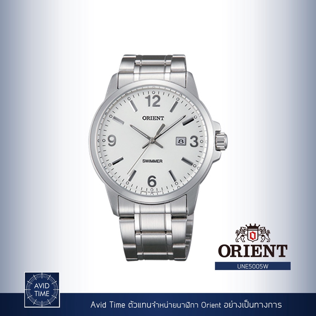 [แถมเคสกันกระแทก] นาฬิกา Orient Contemporary Collection 41mm Quartz (UNE5005W) Avid Time โอเรียนท์ ของแท้ ประกันศูนย์