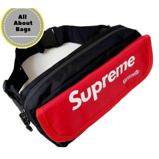 กระเป๋าสะพายข้างและคาดเอวSupreme//AB014 ฝาหน้า