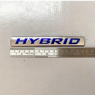 โลโก้HYBRID งานเหล็ก กว้าง15cm