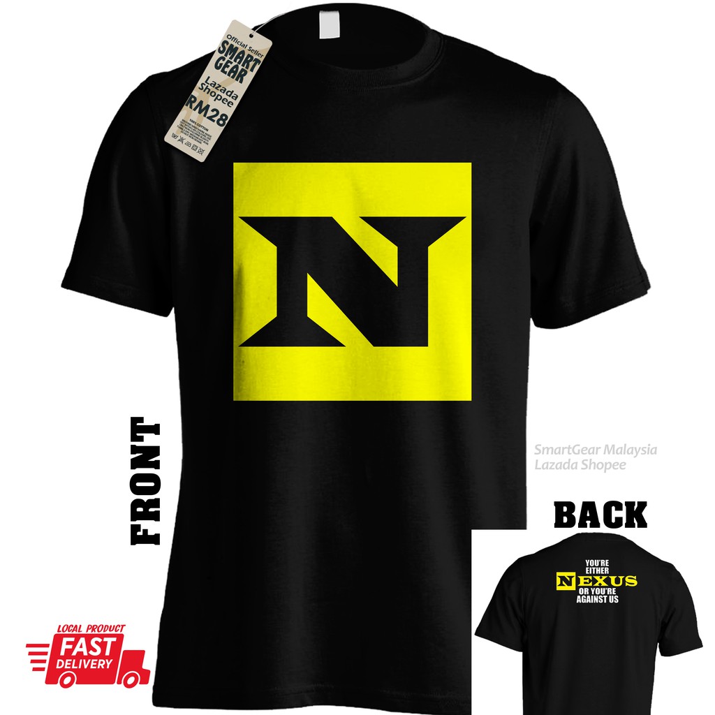 Nexus WWE RAW NXT เสื้อยืดมวยปล้ํา UFC ผ้าฝ้ายผู้ใหญ่ผู้ใหญ่ทุกเพศ