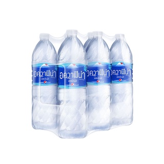 [ยกแพ็ค 6 ขวด] Aquafina น้ำดื่มตราอควาฟิน่า 1.5 ลิตร