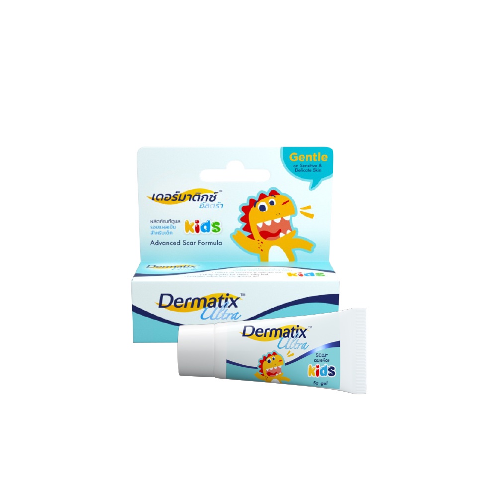 $$Dermatix Ultra Kids เดอร์มาติกซ์ อัลตร้า คิดส์ เจลลดรอยแผลเป็นสำหรับเด็ก ขนาด 5 กรัม