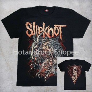 เสื้อยืดผ้าฝ้ายพิมพ์ลายแฟชั่น เสื้อวง Slipknot TDM 1779 HOTANDROCK