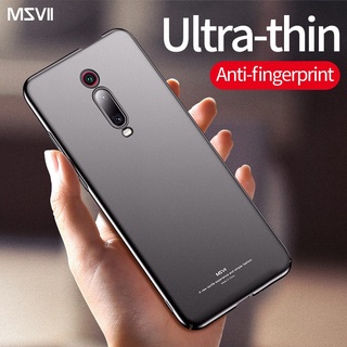 Mi9t Pro เคส Msvii บางเฉียบ เคลือบด้าน เคส PC แข็ง สําหรับ Xiaomi Mi9T Mi 9T Pro Xiomi Redmi K20 Pro เคสโทรศัพท์