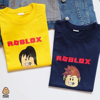 เสือยืดผู้ชาย เสื้อวันพีช MAD POTATO ROBLOX เสื้อเด็กเสื้อยืดเด็ก Unisex Boy Girls p[! เสื้อยืด Tee