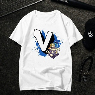 เสื้อยืดตัวอักษร V แนว Street ลายเท่ห์ๆ