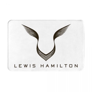 Lewis Hamilton (2) พรมเช็ดเท้ากันลื่น ผ้าสักหลาด ดูดซับน้ํา แห้งเร็ว 16x24 นิ้ว สําหรับห้องน้ํา พร้อมส่ง