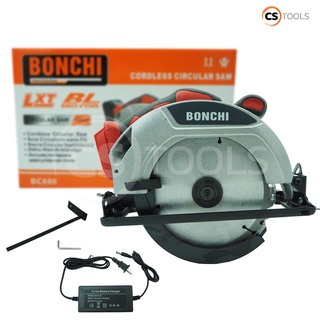 BONCHI เลื่อยวงเดือนไร้สาย 7 นิ้ว เลื่อยวงเดือนใช้แบตเตอรี่ แบตเตอรี่ 108V รุ่น BC-680