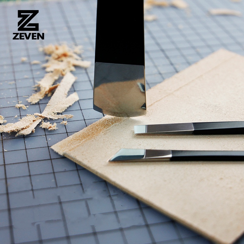 3 ชิ้น/ชุดเครื่องมือตัดหนัง Skiving Sharp Handle เครื่องมือ Leathercraft Handwork DIY เครื่องมือ