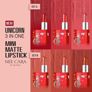 nee cara MINI MATTE LIPSTICK UNICORN