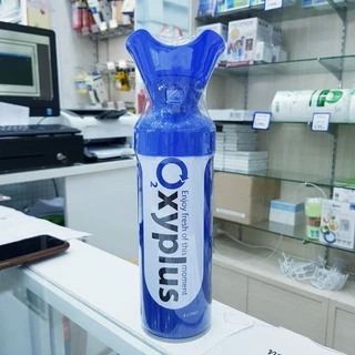 ออกซิเจนกระป๋อง ขนาด 8 ลิตร OXYPLUS OXYGEN O2 ของแท้จากผู้ผลิต น้ำหนักเบา พกพาสะดวก