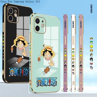 Compatible With Samsung Galaxy A11 A12 A21S A31 A32 A42 A51 A71 A03S 4G 5G เคสซัมซุง สำหรับ Case Cartoon Anime Luffy TPU เคส เคสโทรศัพท์ เคสมือถือ