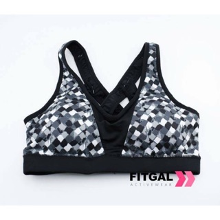 Checked Sport Bra