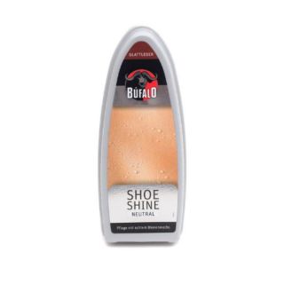 BUFALO Shoe Shine บัฟฟาโล่​ ฟองน้ำ​ทำความสะอาด​ ขัดเงารองเท้า​ ขั้นตอนเดียว