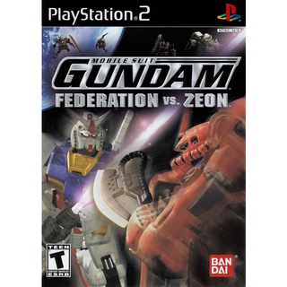 Mobile Suit Gundam Federation vs. Zeon แผ่นเกมส์ Ps2