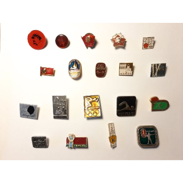 เข็มกลัดเลนินจากโซเวียต เข็มกลัดประวัติศาสตร์ soviet badge