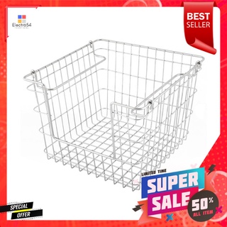 ตะกร้าสเตนเลสเหลี่ยมแบบเปิดหน้าซ้อนได้ S KECHWIRE BASKET KECH ORGAN S STAINLESS STEEL