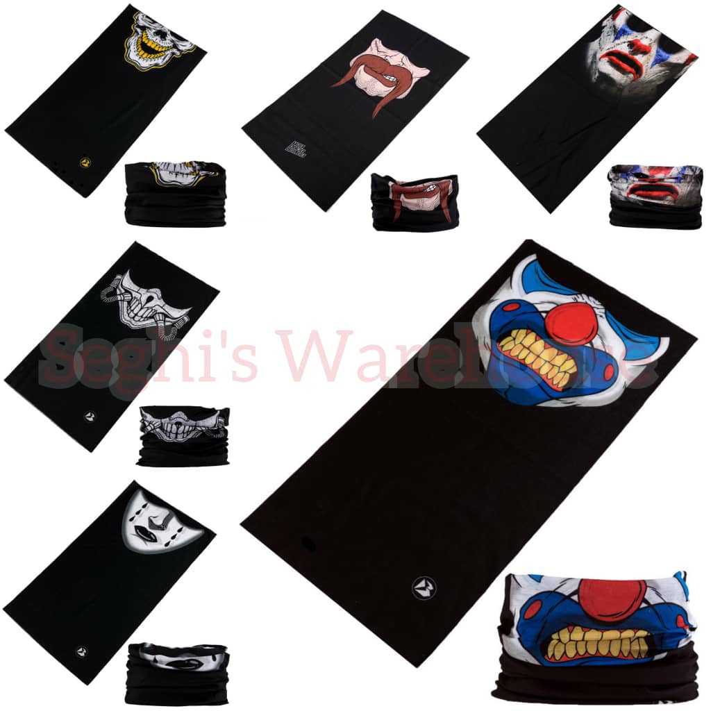 ใหม่ 2020 Joker Design Buff Bandana, Headbuff, Face Mask, Headscarf สําหรับกิจกรรมกลางแจ้ง