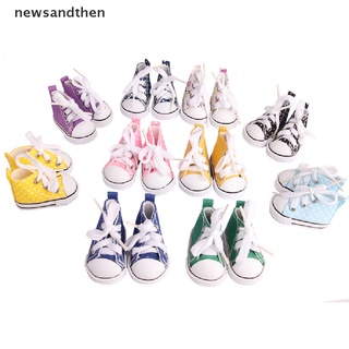 Newsandthen รองเท้าตุ๊กตา 5 ซม. สําหรับตุ๊กตาเด็กผู้หญิง 14 นิ้ว 20 ซม.