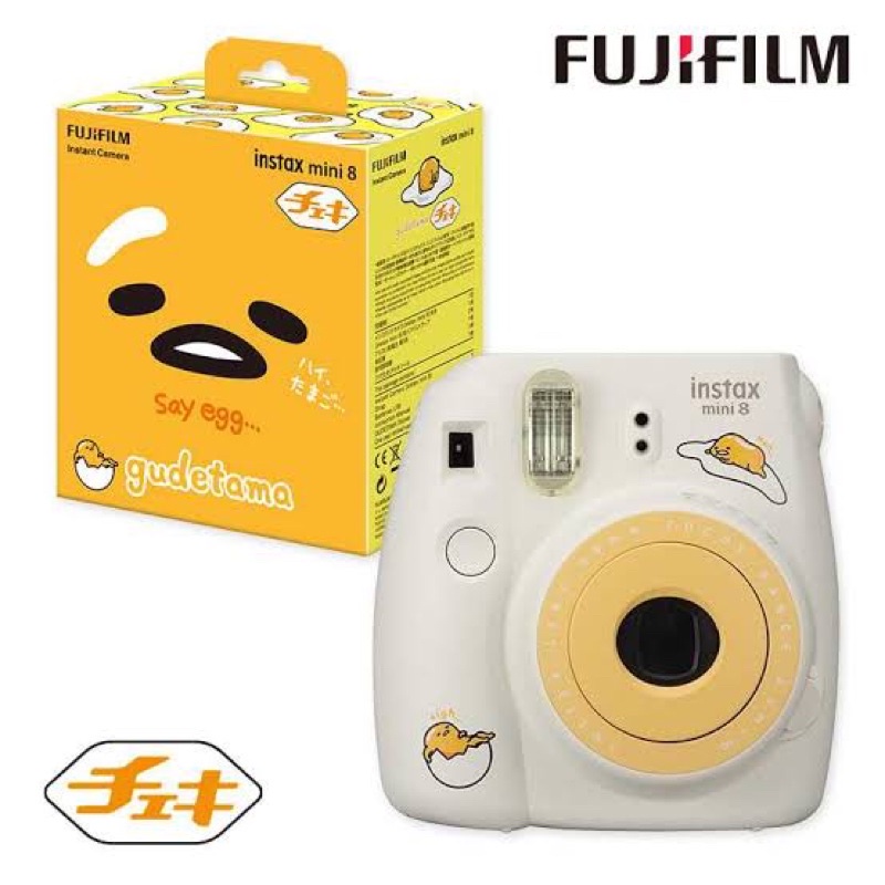 กล้องโพลาลอยด์ ของเเท้ instax mini 8 gudetama