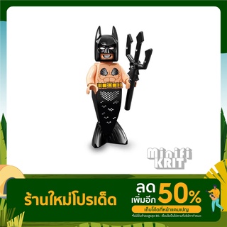 เลโก้​ LEGO Minifigures 71020 no.5 Mermaid Batman แบทแมนเงือกน้อย  (กรีดซองเช็ค)