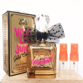 แบ่งขาย Juicy Couture Viva La Juicy Gold Couture EDP น้ำหอมแบรนด์แท้ 100%  น้ำหอมสำหรับหญิงสาวที่พัฒนาขึ้นจากกลิ่น Viva