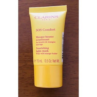 CLARINS 🆘 SOS Comfort Nourishing balm mask With wild mango butter 15mL มาร์กหน้าสำหรับผิวแห้ง