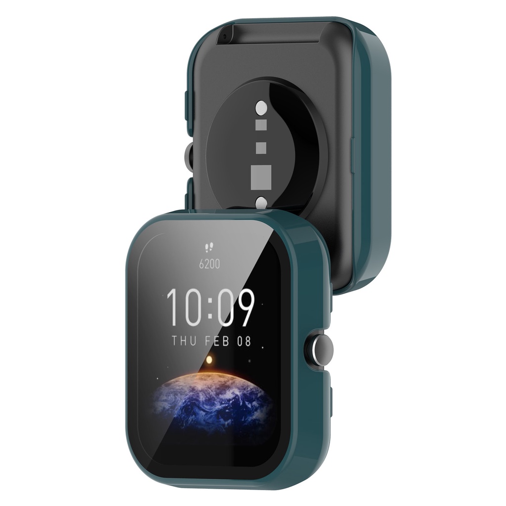 เคสกระจกนิรภัย PC แบบแข็ง ป้องกันหน้าจอ สําหรับ Huami Amazfit Bip 3 Bip3 Pro Smart Watch ราคา ถูกที่สุด ดีลบีเคเค แกลเลอรีภาพที่ 3