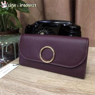 New! 2018 CHARLES &amp; KEITH CIRCULAR DETAIL WALLET ของแท้ ราคาถูก