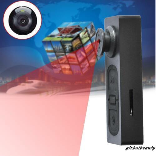 MINI Hidden Covert SPY BUTTON HD CAMERA DVR Portable Pocket Video//Audio Recorder