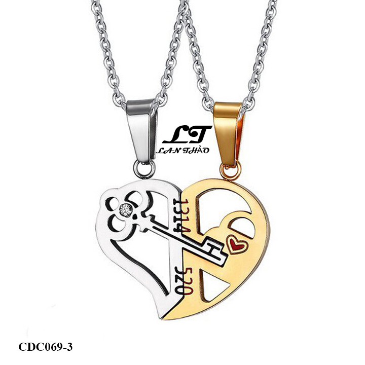 สร้อยคอคู่รักที่มีความหมาย (TDTK) 1314-520 (AYE) CDC069-3