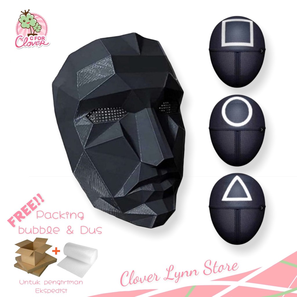 Squid game MASK/เกมปลาหมึก MASK คอสเพลย์ frontman นําเข้า 2