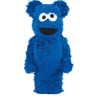 Bearbrick x Sesame Street Cookie Monster Costume Ver. 1000% ใหม่ไม่แกะ