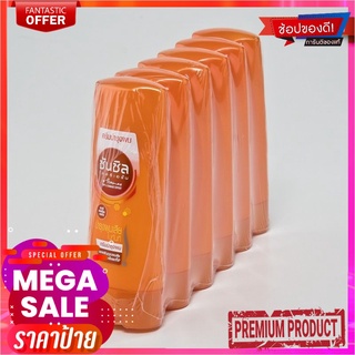 ซันซิล ครีมบำรุงผม แดเมจ รีสโตร์ สีส้ม 60 มล. แพ็ค 6 ขวดSunsilk Conditioner 60 ml x 6 Orange