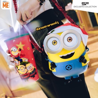 MINION X’MAS COMBO SET🍿🥤 ถังป๊อบคอร์นมินเนียน และแก้วน้ำอัดลมลายมินเนียน