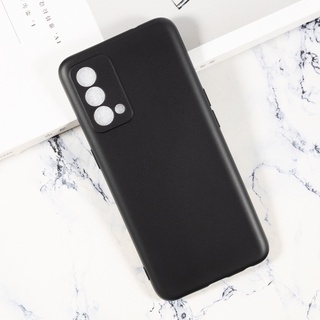 เคสโทรศัพท์มือถือ ซิลิโคนนิ่ม TPU สีดํา พร้อมกระจกนิรภัย สําหรับ Realme GT Master Edition RMX3360