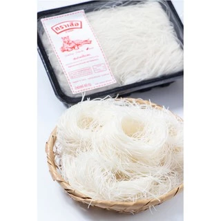 เส้นหมี่สด ก๋วยเตี๋ยวเส้นหมี่ เหนียวนุ่ม สำหรับผัดหมี่ หมี่คลุก หมี่กะทิ เย็นตาโฟ ตราเสือบางแค ผลิตสดใหม่ทุกวัน 400/1000