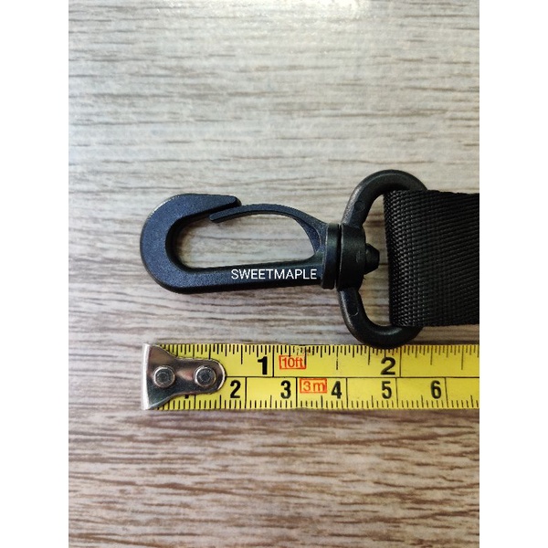 สายสะพายกระเป๋ากระติกน้ำขนาด 2.5 cm สะพายไหล่ ตัวคล้องพลาสติกเกรดดี แข็งแรง สายทอแ - รูปที่ 2