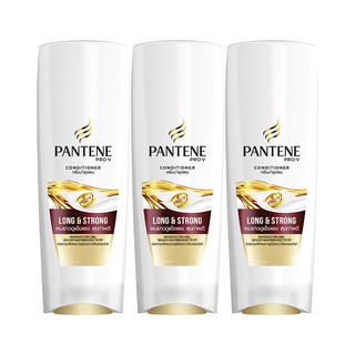 ถูกที่สุด✅  แพนทีน ครีมนวดผม ลองแอนด์สตรอง ขนาด 120 มล. แพ็ค 3 ขวด Pantene Conditioner Long &amp; Strong 120 ml x 3