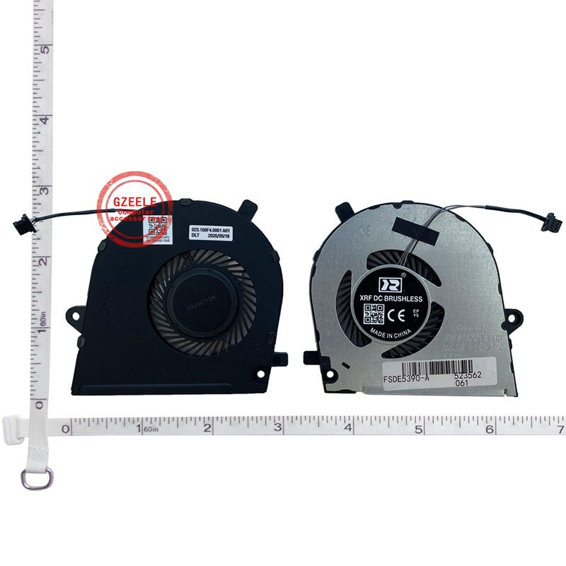 พัดลมระบายความร้อน cpu แล็ปท็อปใหม่สําหรับ Dell Latitude 3301 FHG56 0TCV60 FM0D DFS5K12214161J HT5WT