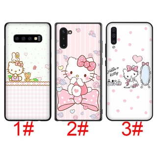 เคสโทรศัพท์มือถือพิมพ์ลาย Hello Kitty สําหรับ Samsung Galaxy S 20 Ultra S 10 Lite S 10 E S 9 S 8 Plus S 6 S 7 Edge A 21