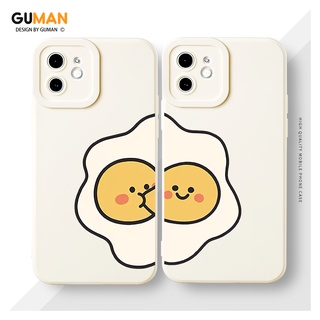 GUMAN เคสคู่ เคสไอโฟน คู่รัก ขอบเหลี่ยมกันกระแทกซิลิโคนนุ่มการ์ตูนน่ารักตลก เคสโทรศัพท์ Compatible for iPhone 14 13 12 11 Pro Max SE 2020 X XR XS 8 7 6 6S Plus พลัส XYM945