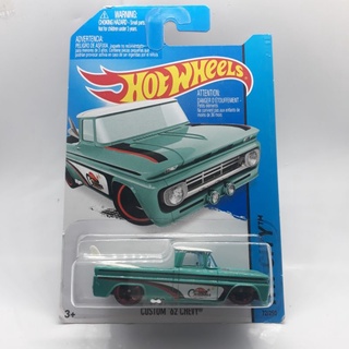 รถเหล็ก Hotwheels CUSTOM 62 CHEVY สีเขียว (ib22)