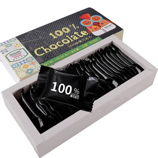 ℡Amishad 100% โกโก้บริสุทธิ์สีดำบริสุทธิ์ไม่มีน้ำตาลอ้อยกล่องของขวัญช็อคโกแลตส่งแฟนสุทธิสีแดงขนมสนุกสนาน