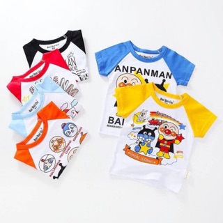 เสื้อยืดอันปังแมน Bei Bei Gu (Size120-130)สินค้ามีในสต็อกพร้อมส่ง